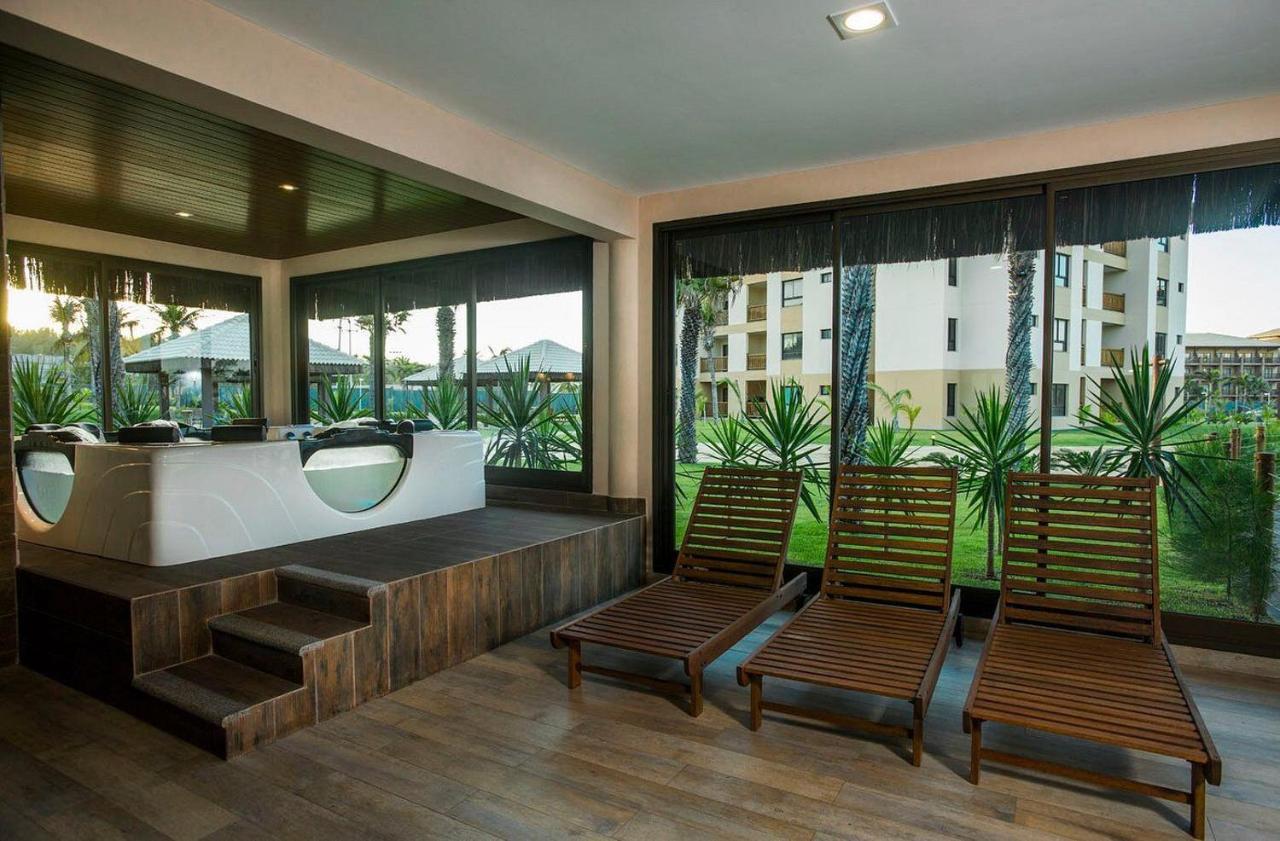 Paraiso Frente Mar!! 04 Pessoas-Pe Na Areia Vg Sun Cumbuco-Hidro, Sauna, Academia, Piscina,Cozinha Completa, Wifi, Parquinho Infantil Eksteriør billede
