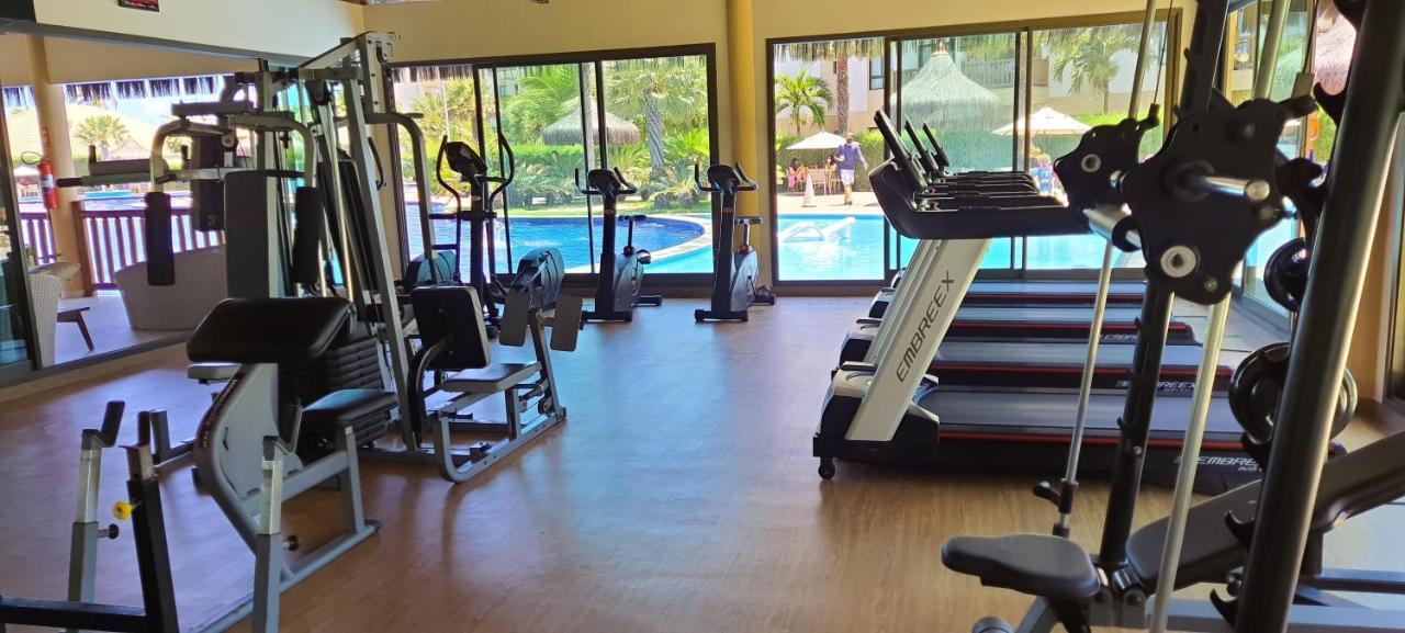 Paraiso Frente Mar!! 04 Pessoas-Pe Na Areia Vg Sun Cumbuco-Hidro, Sauna, Academia, Piscina,Cozinha Completa, Wifi, Parquinho Infantil Eksteriør billede